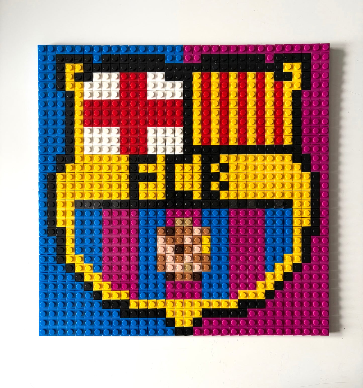 „Barcelona” mozaika z klocków