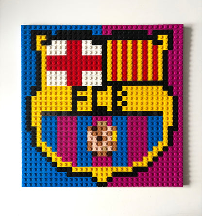 „Barcelona” mozaika z klocków
