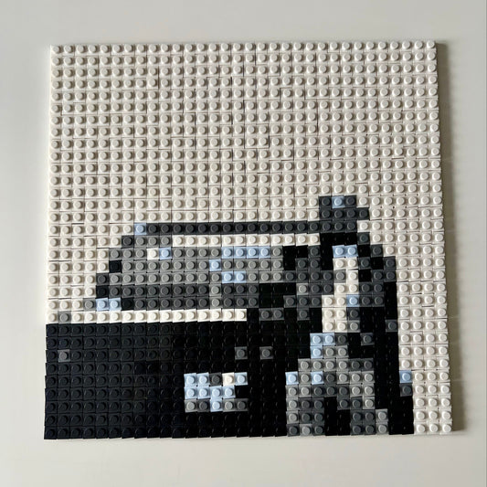 "luther" album z klocków